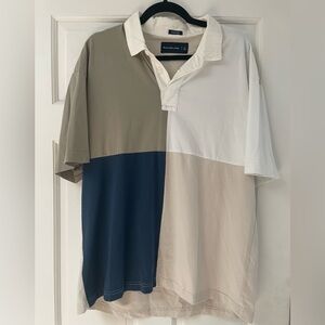 Abercrombie Color Block Collared Shirt